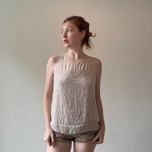 Stunning Vintage Sequin Blouse